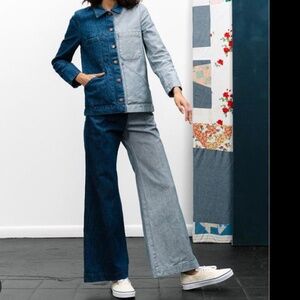 Carleen Half Tone Triangle Pocket Jacket